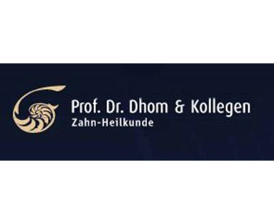 prof dhom logo - Wo lernen Zahnärzte, um Experten im Fachbereich Implantologie zu werden?
