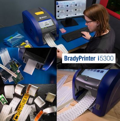 brady i5300 etikettendrucker - Brady i5300 - Etikettendrucker mit automatischer Materialerkennung