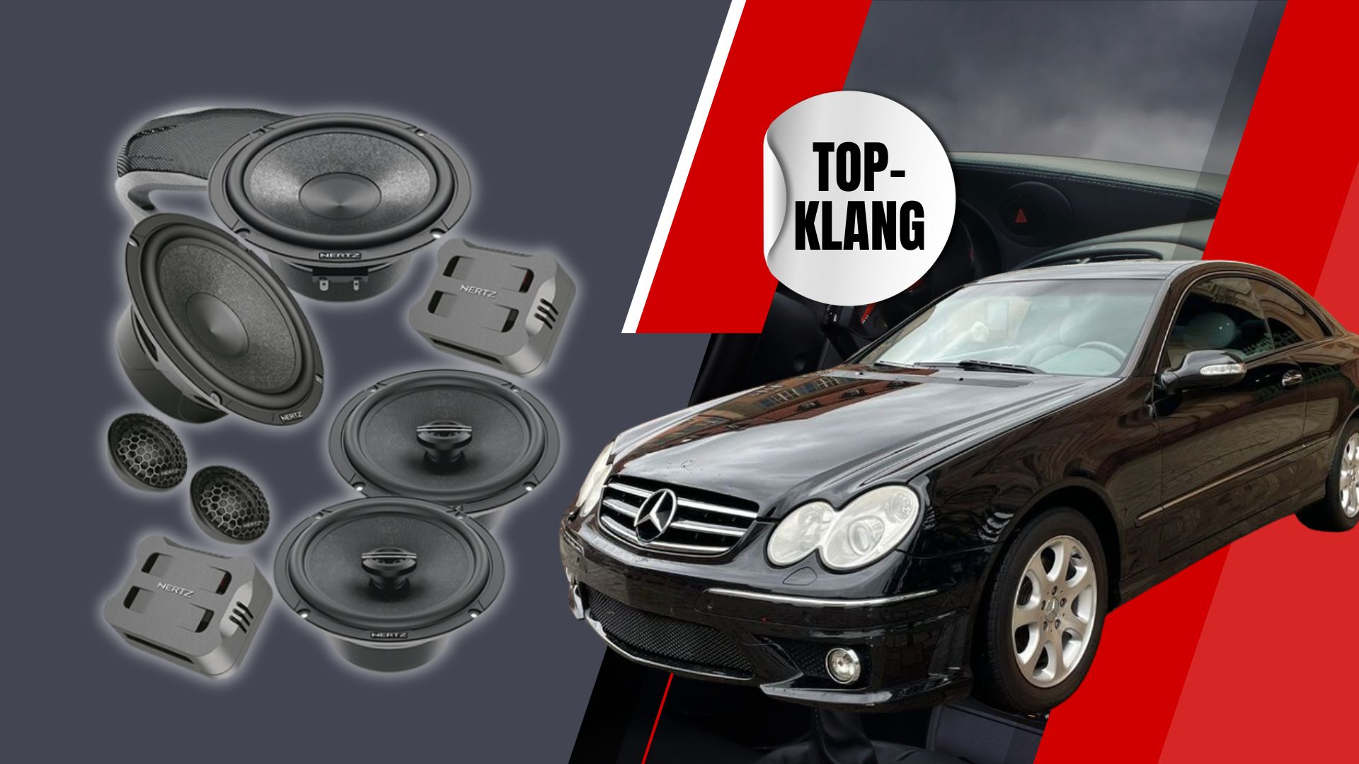 Lautsprecher-Adapterkabel - Mercedes Benz A-, C-, E-Klasse + CLK